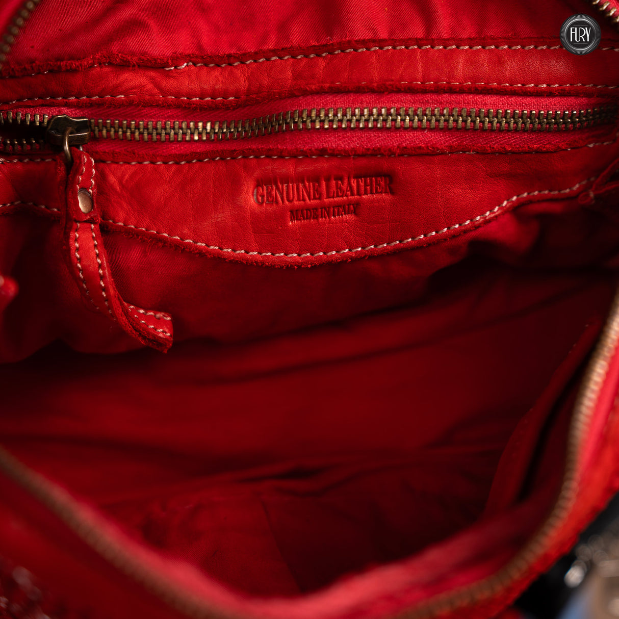 Borsa Siena in pelle intrecciata - Preordine
