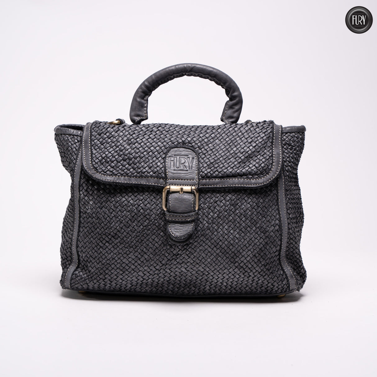 Borsa Camilla in pelle intrecciata