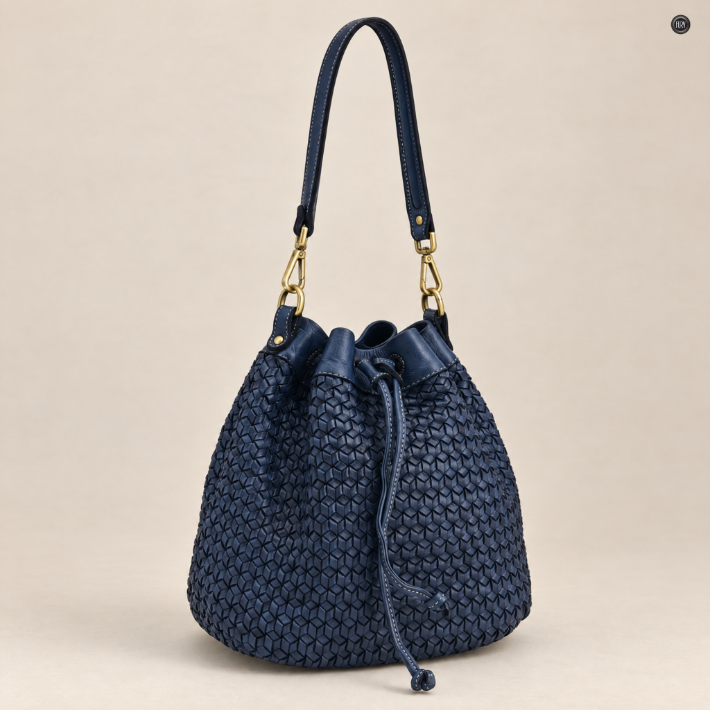 Borsa Tosca in pelle intrecciata