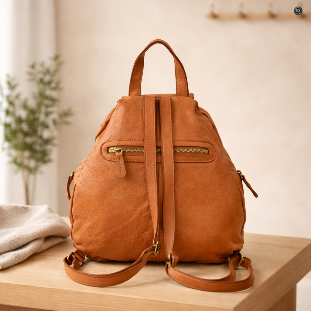 Zaino Ermete in pelle