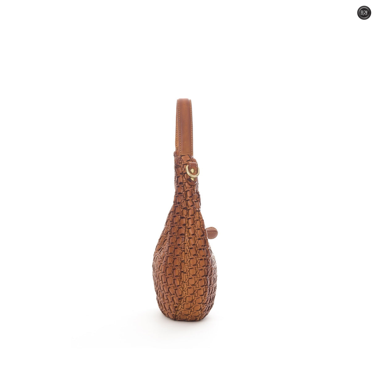 Borsa Selene in pelle intrecciata