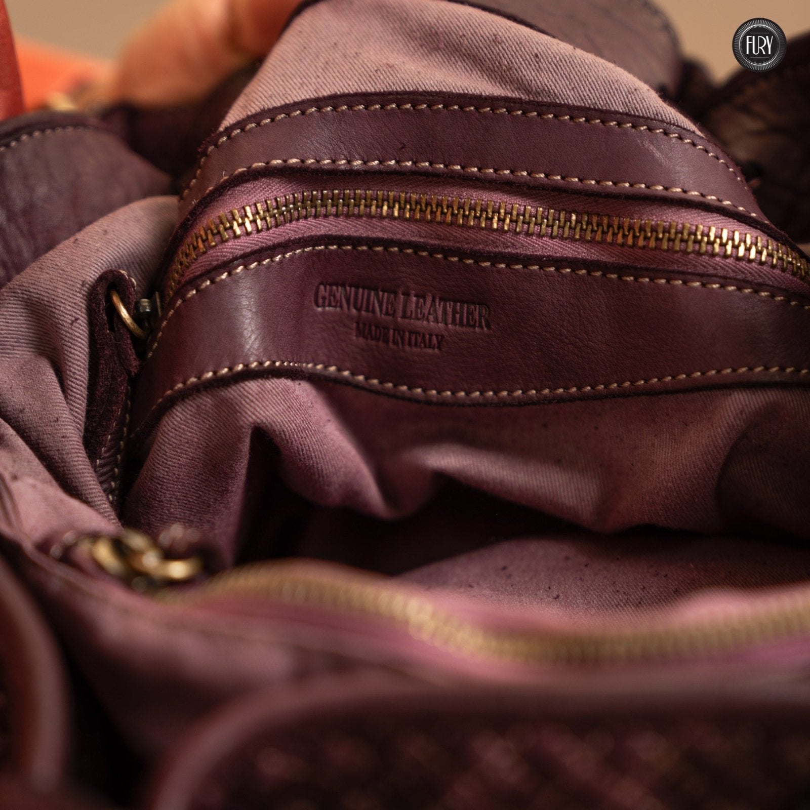 Borsa Agata in pelle intrecciata - Fury