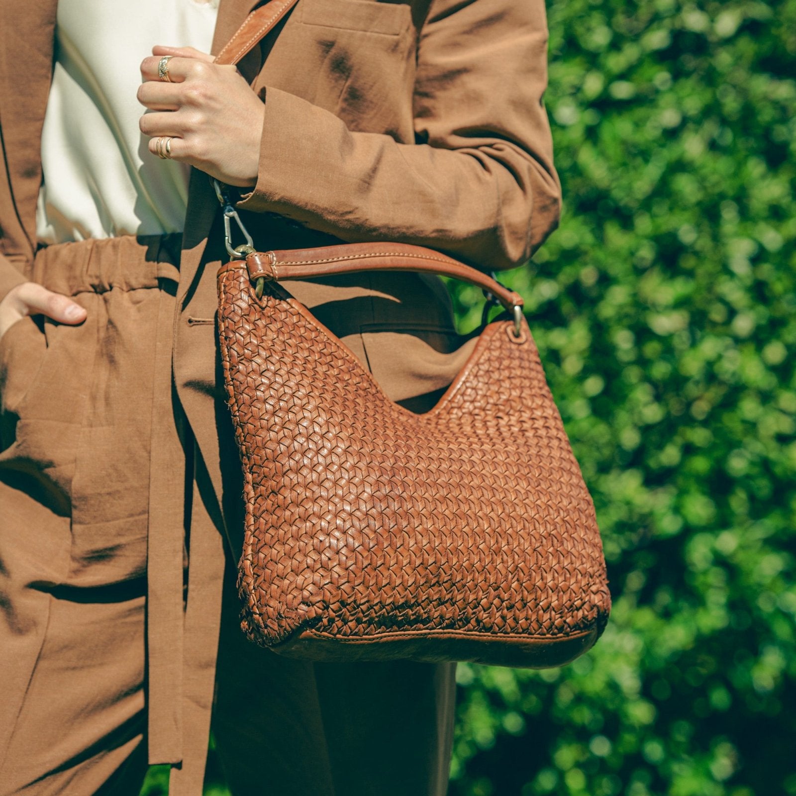Borsa Altea in pelle intrecciata - Fury