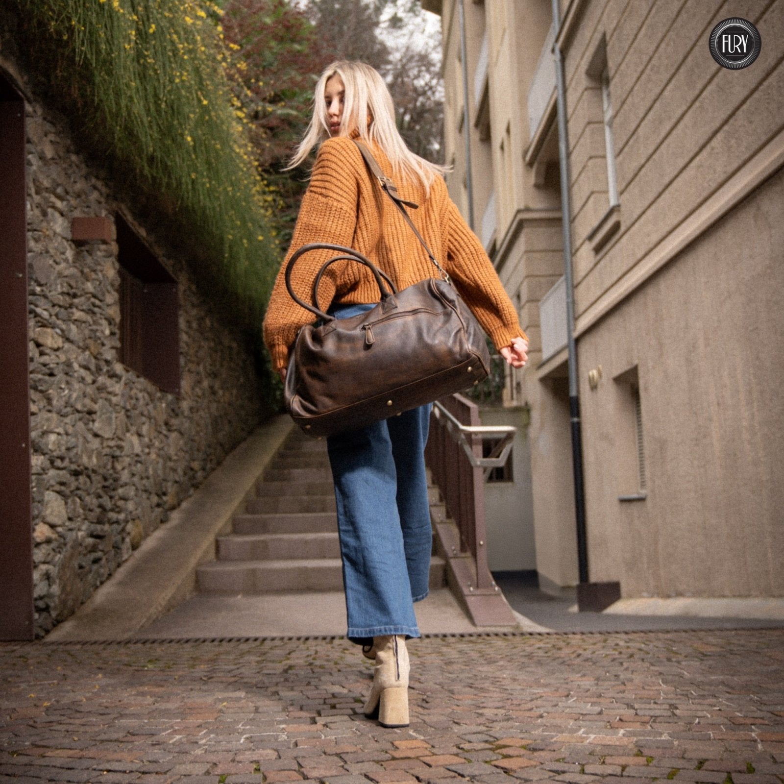 Borsa Heritage 24 in pelle - Edizione limitata - Fury