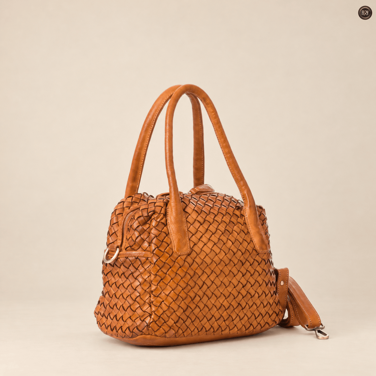 Borsa Lea in pelle intrecciata - Fury
