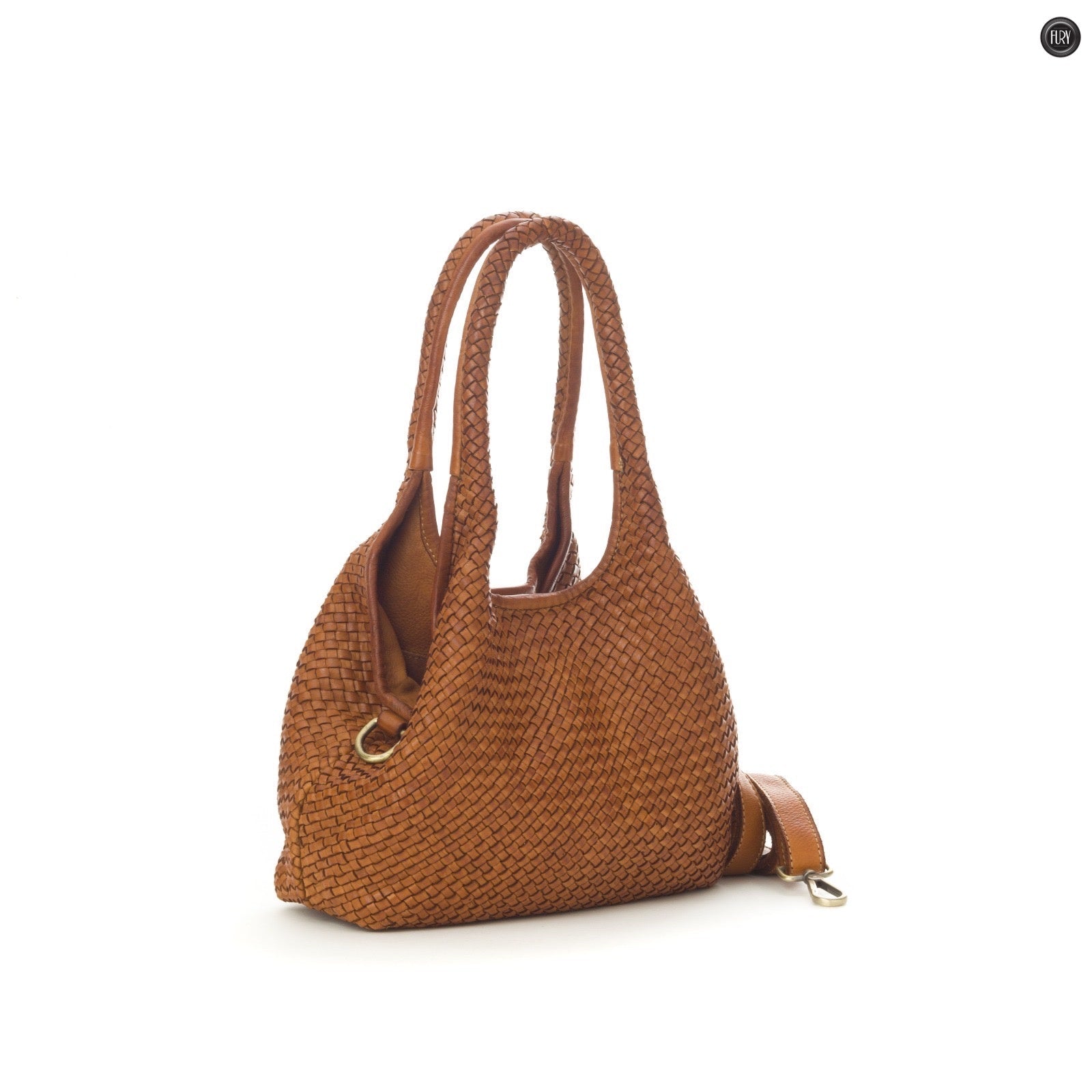 Borsa Nola in pelle intrecciata - Fury