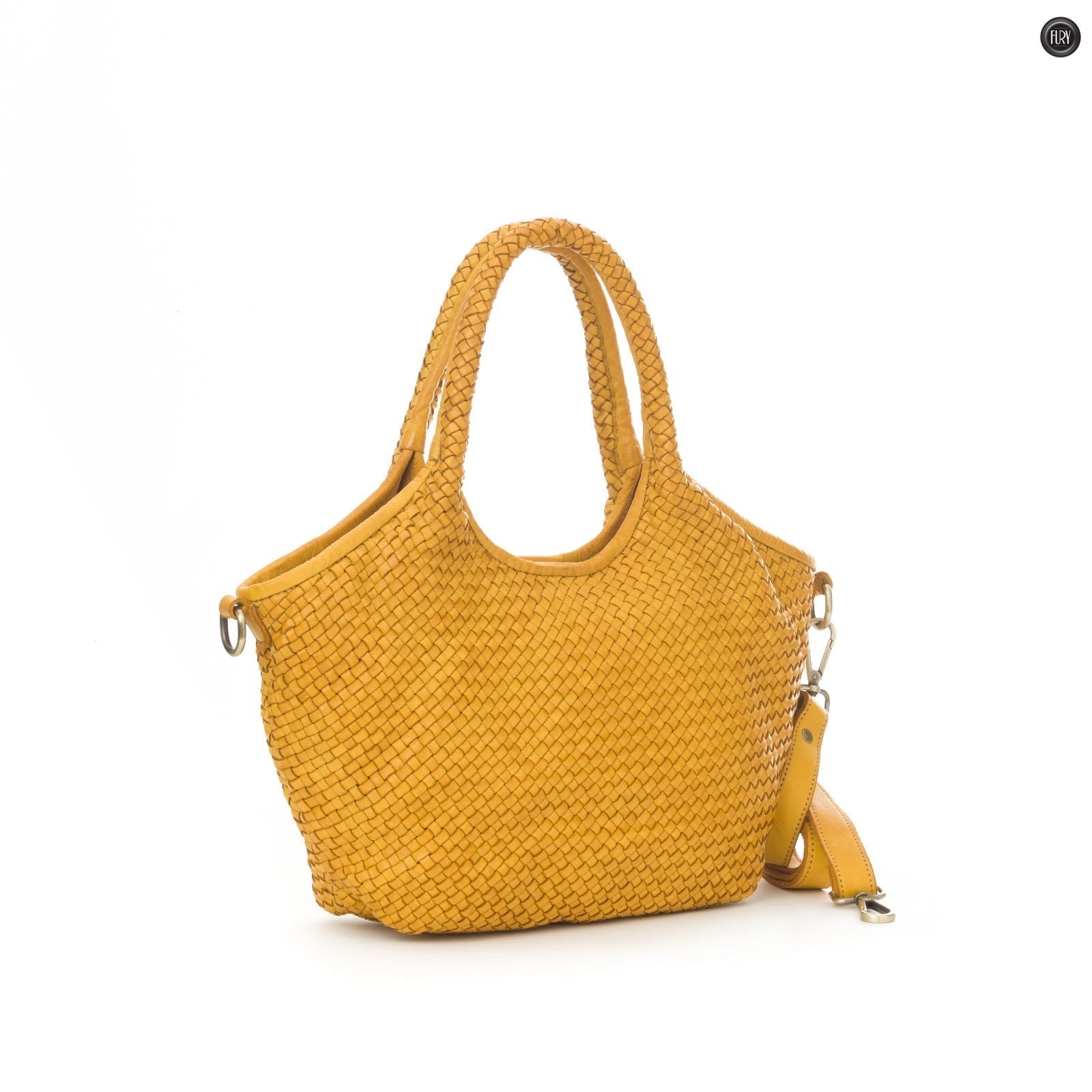 Borsa Nola in pelle intrecciata - Fury