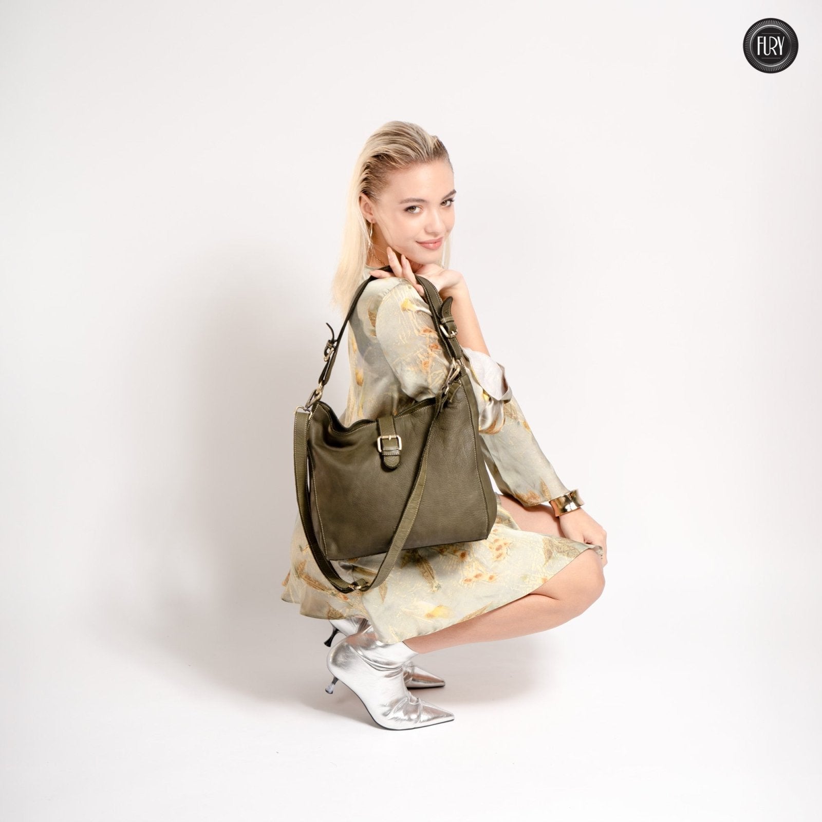 Borsa Sandy in pelle - Fury