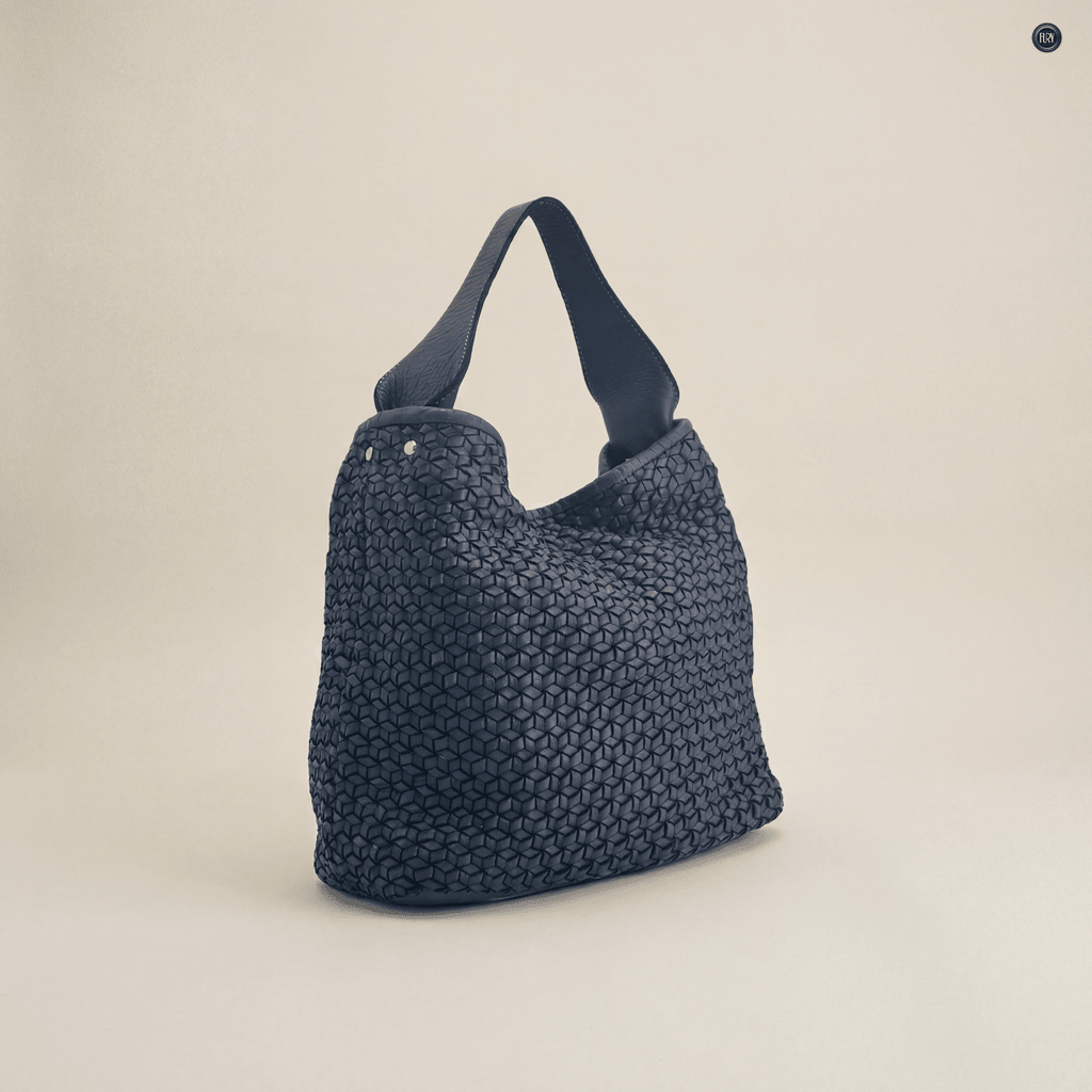 Borsa Tea maxi in pelle intrecciata - Fury