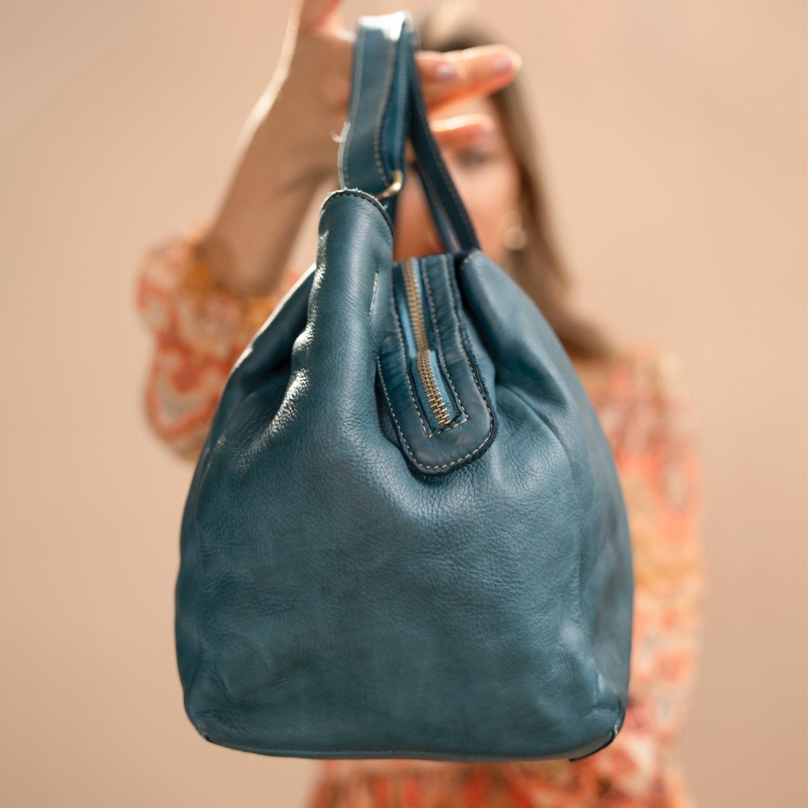 Borsa V in pelle - Fury