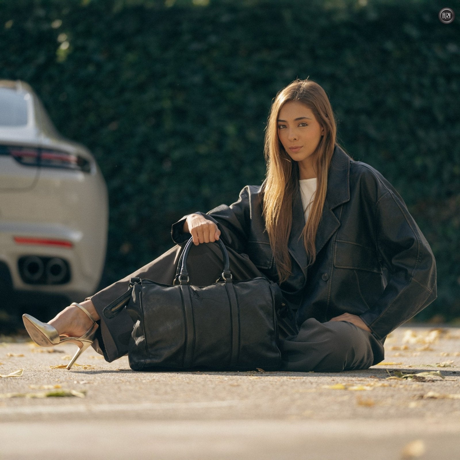 Borsa Virgilio in pelle - Fury