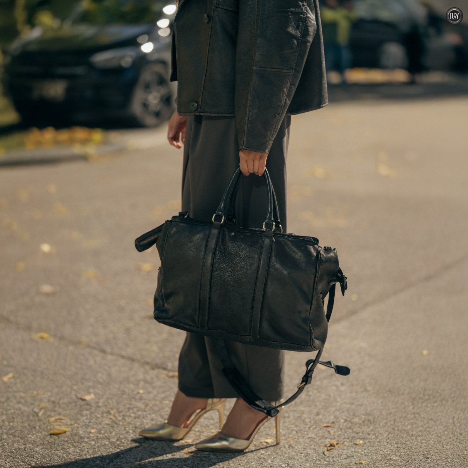 Borsa Virgilio in pelle - Fury