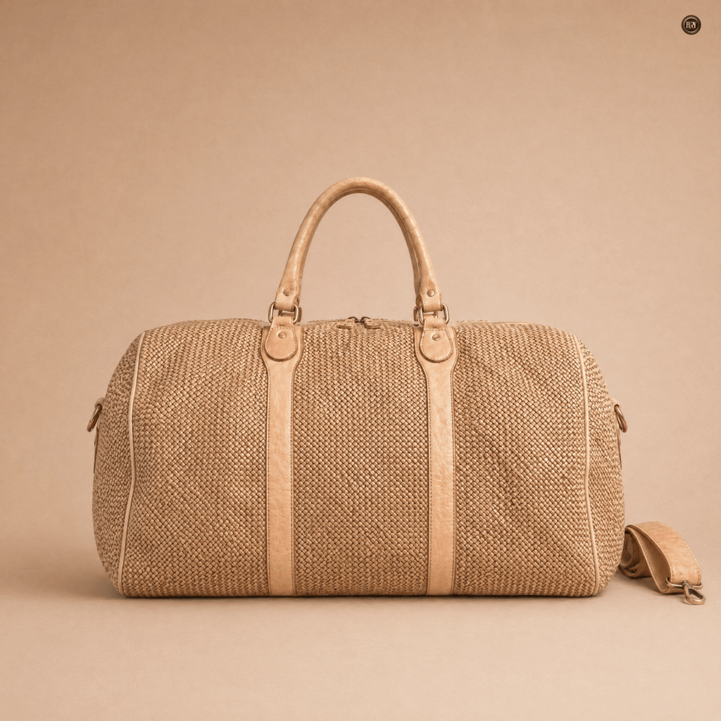 Borsone Magellano in pelle intrecciata - Fury