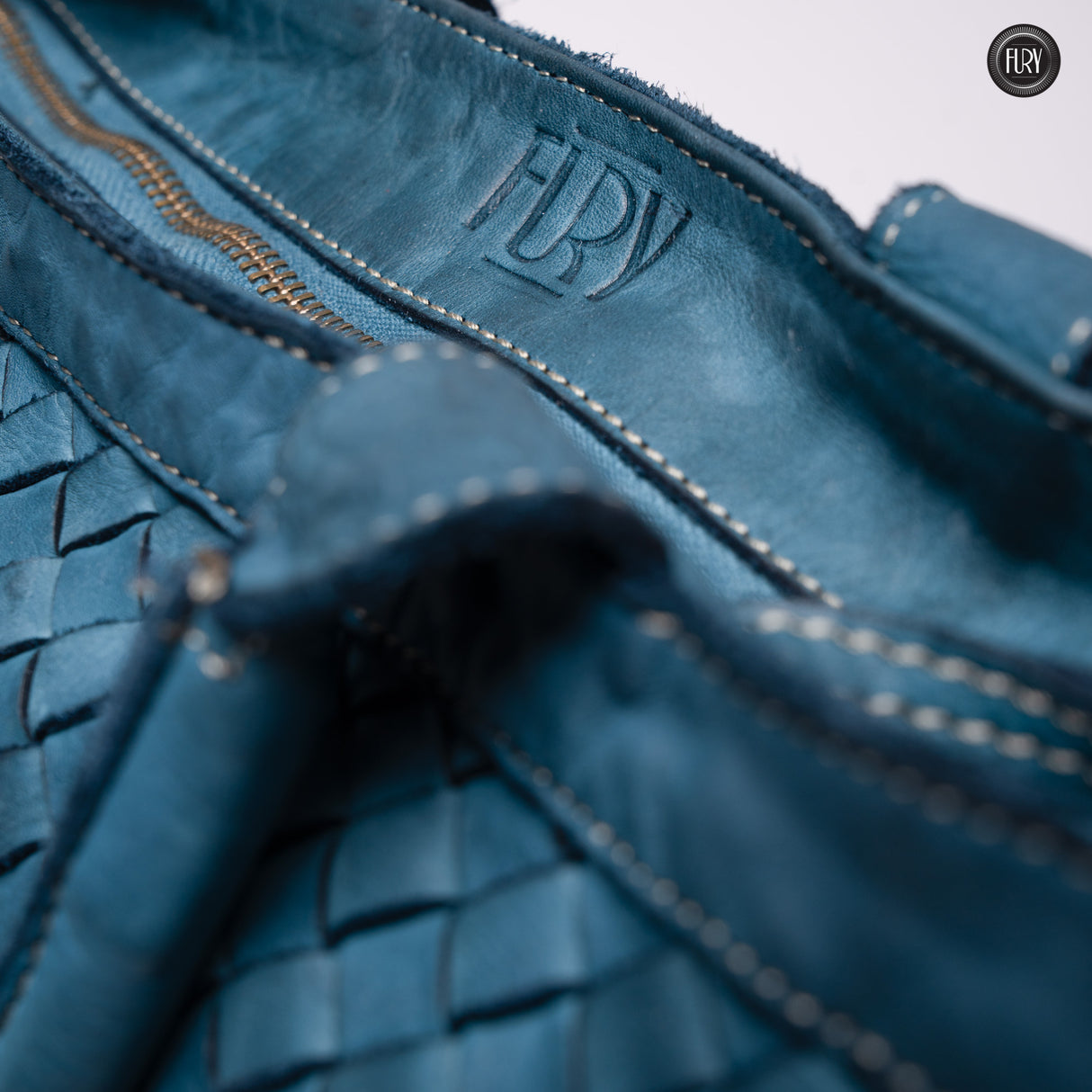 Borsa Virginia in pelle intrecciata