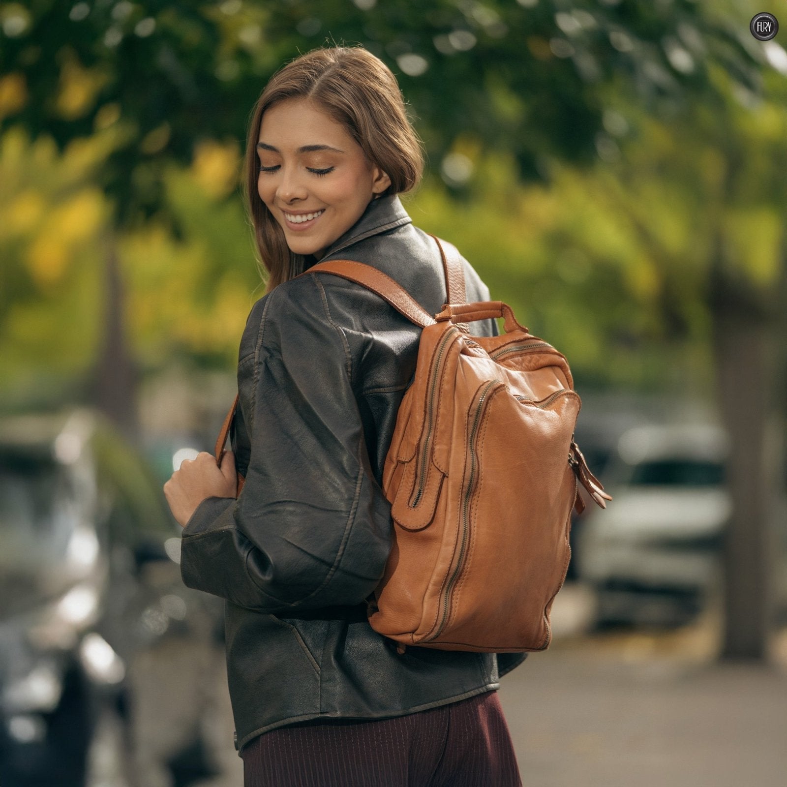 Zaino Arno in pelle - Fury