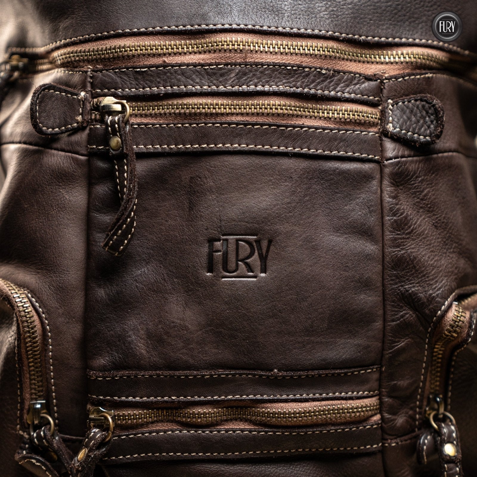 Zaino Brando in pelle - Fury