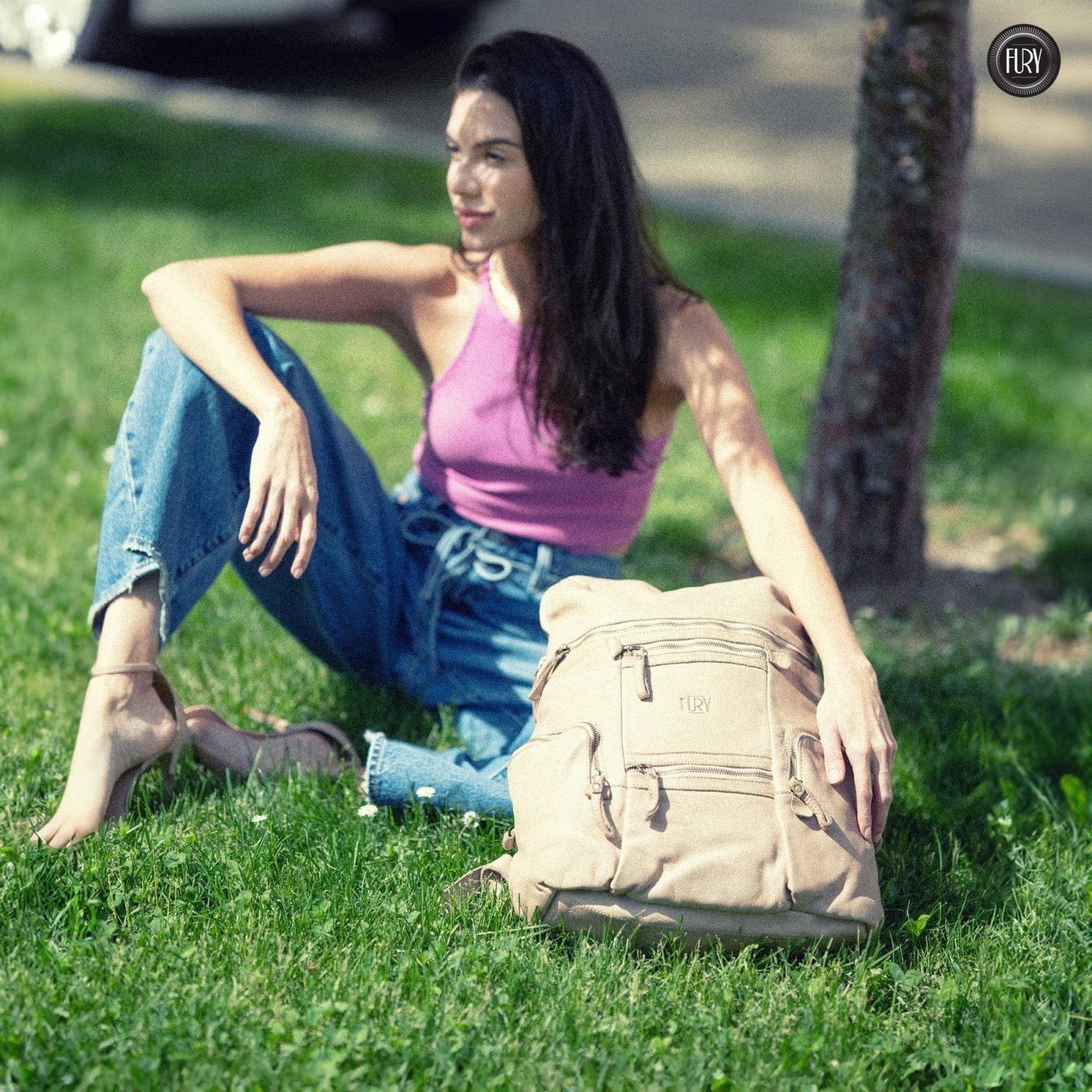 Zaino Brando in pelle - Fury