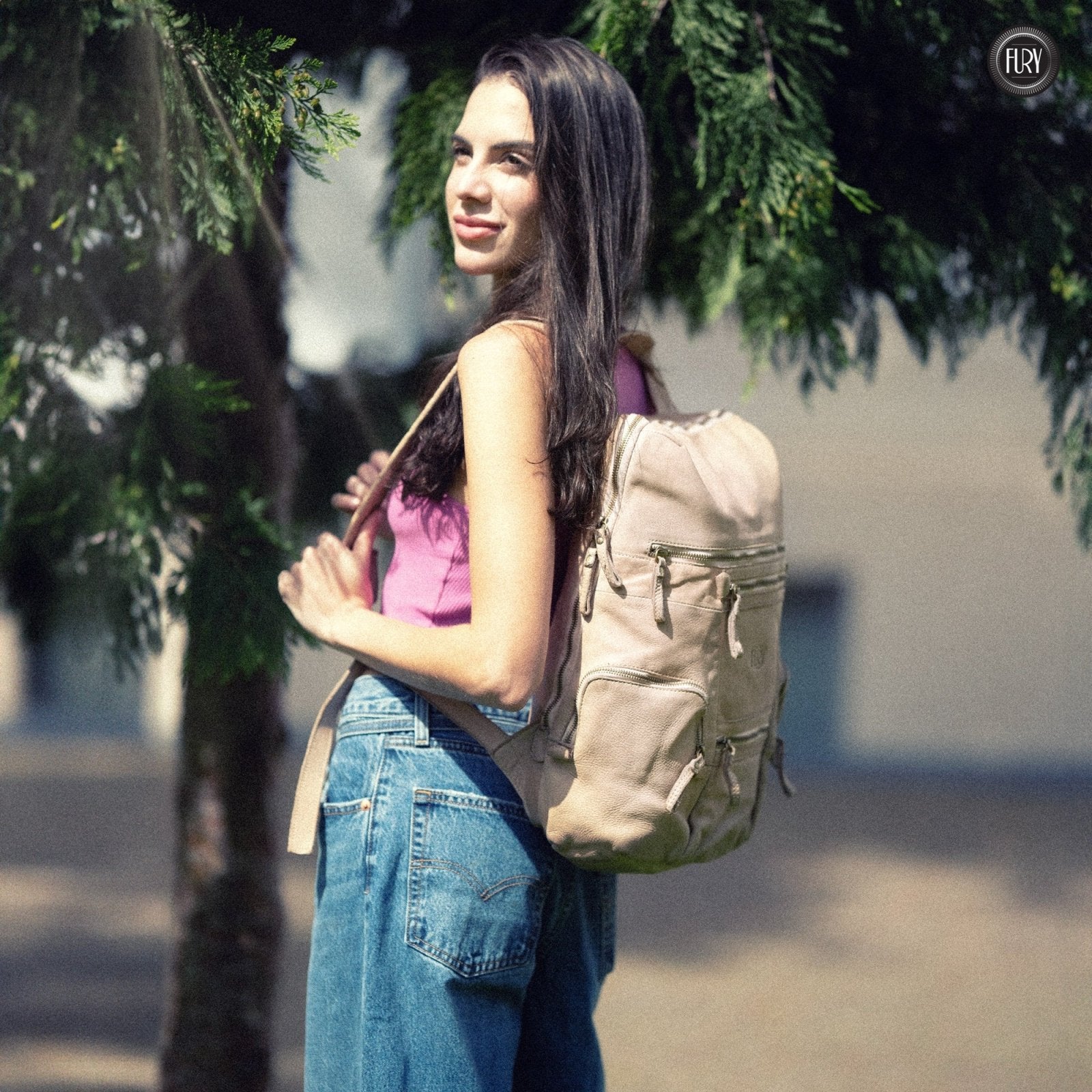 Zaino Brando in pelle - Fury