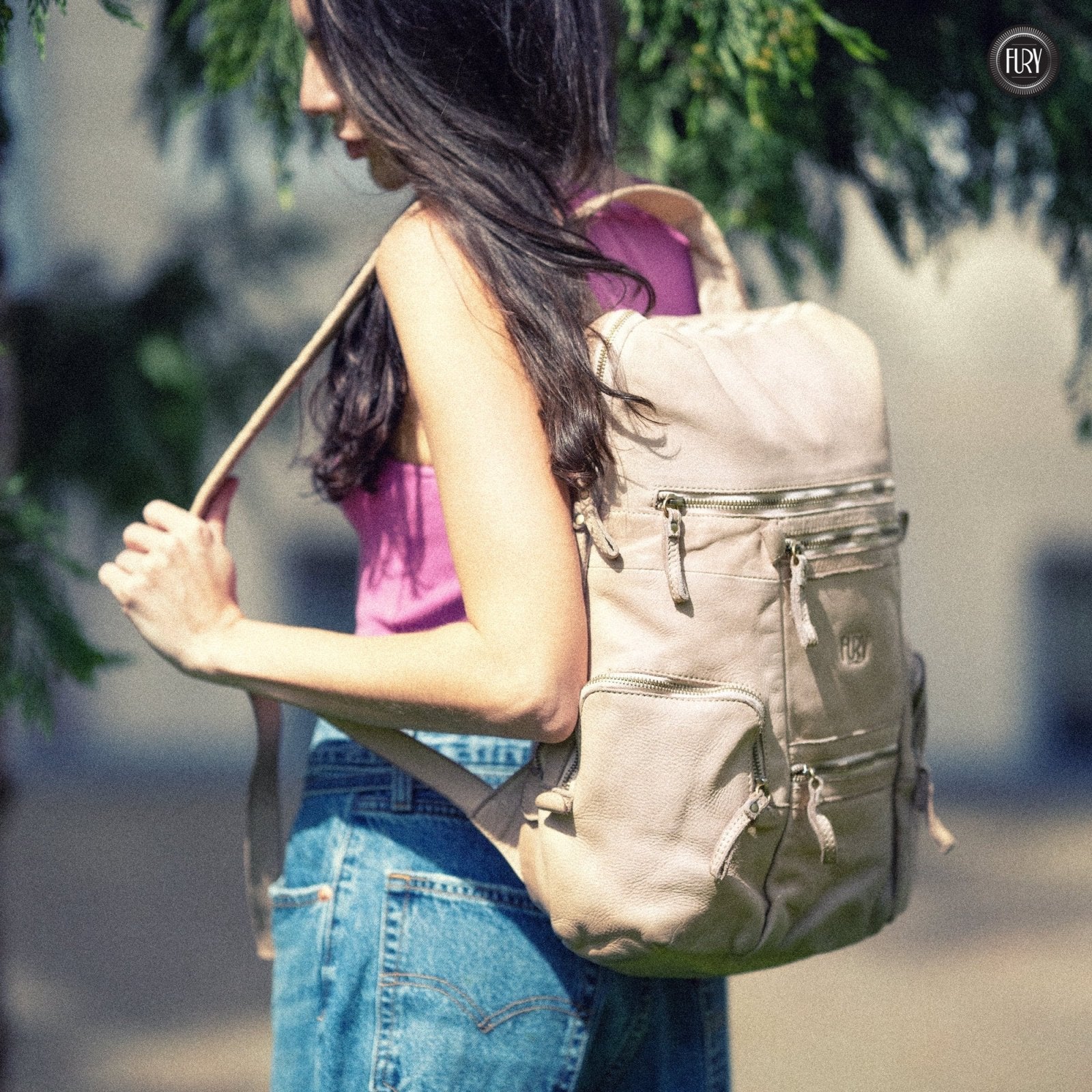 Zaino Brando in pelle - Fury