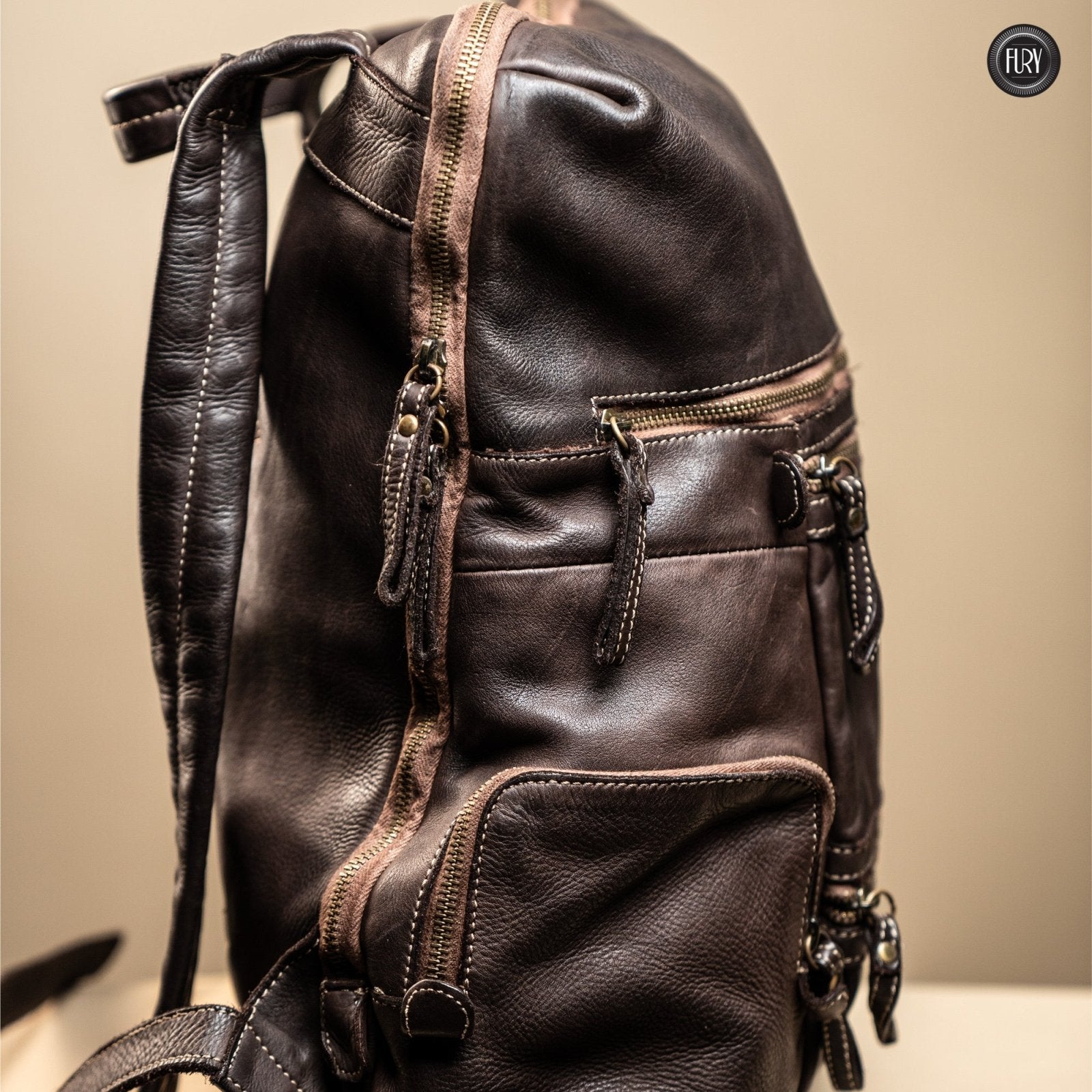 Zaino Brando in pelle - Fury