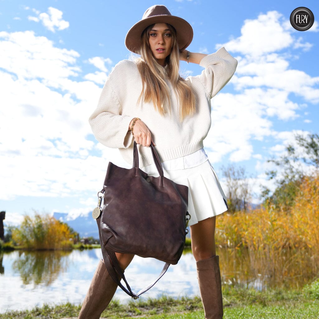 Borsa Aria in pelle - Fury