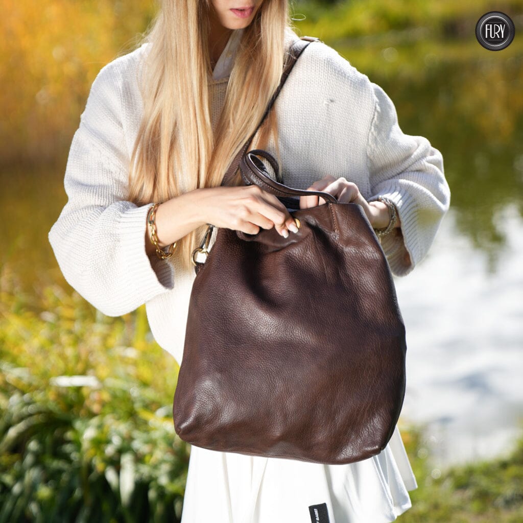 Borsa Aria in pelle Fury