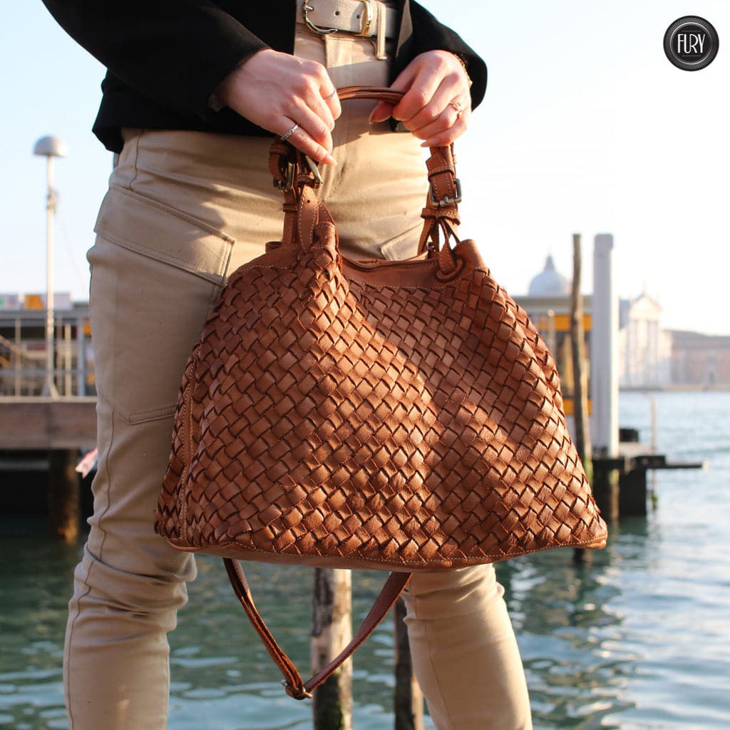 Borsa Caterina Maxi in pelle - Fury