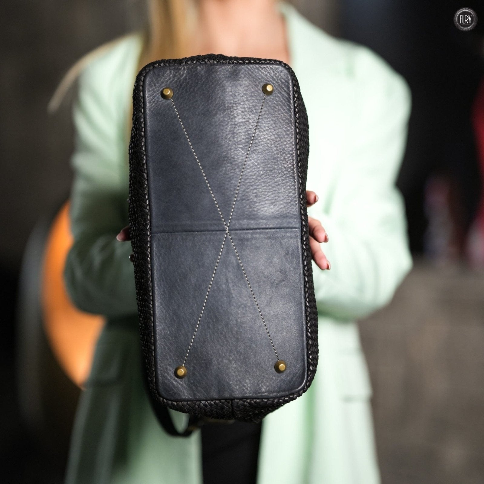 Borsa Talia in pelle intrecciata - Fury