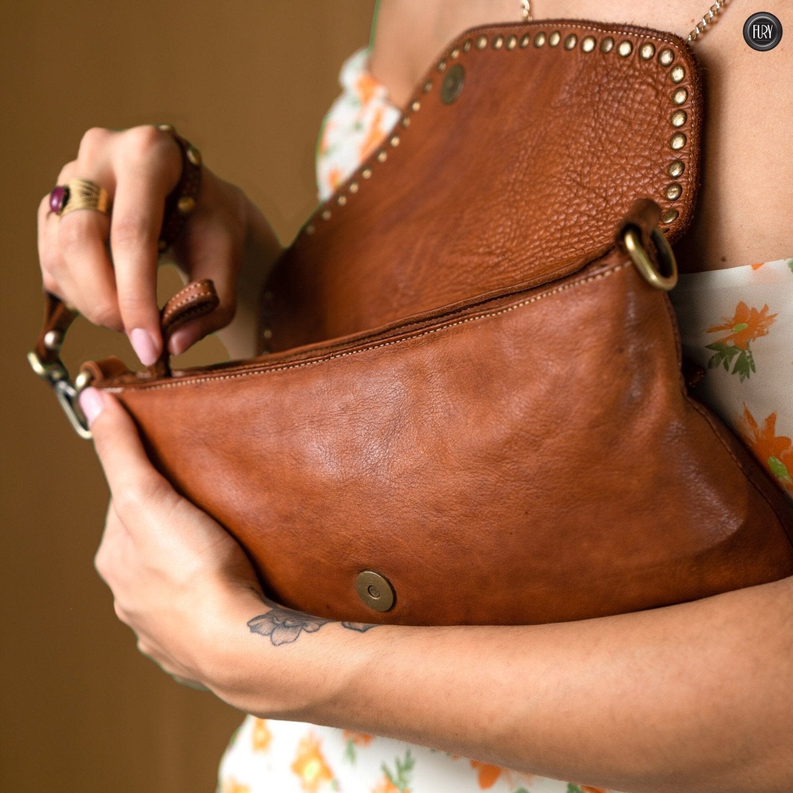 Pochette Sofia in pelle - Fury