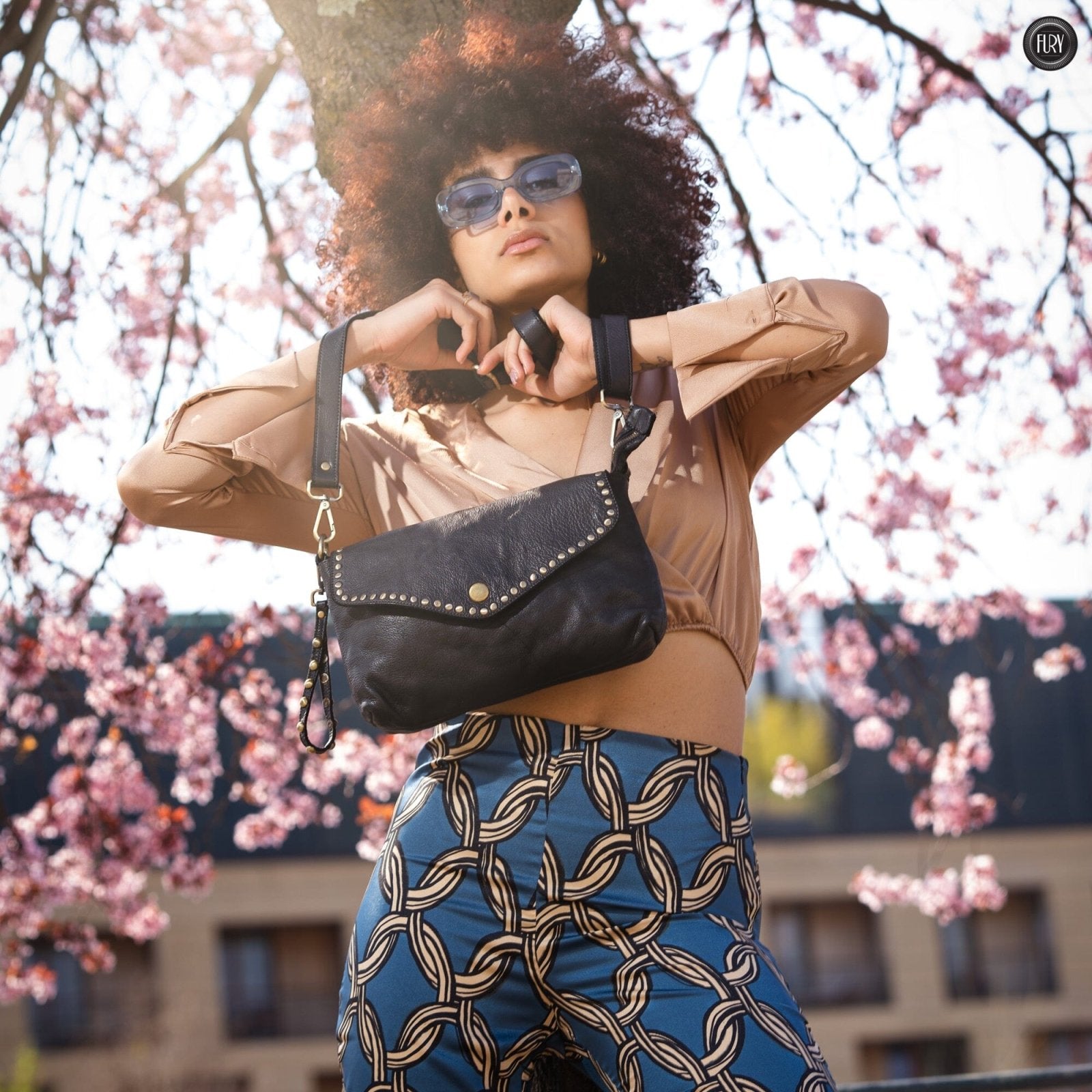 Pochette Sofia in pelle - Fury