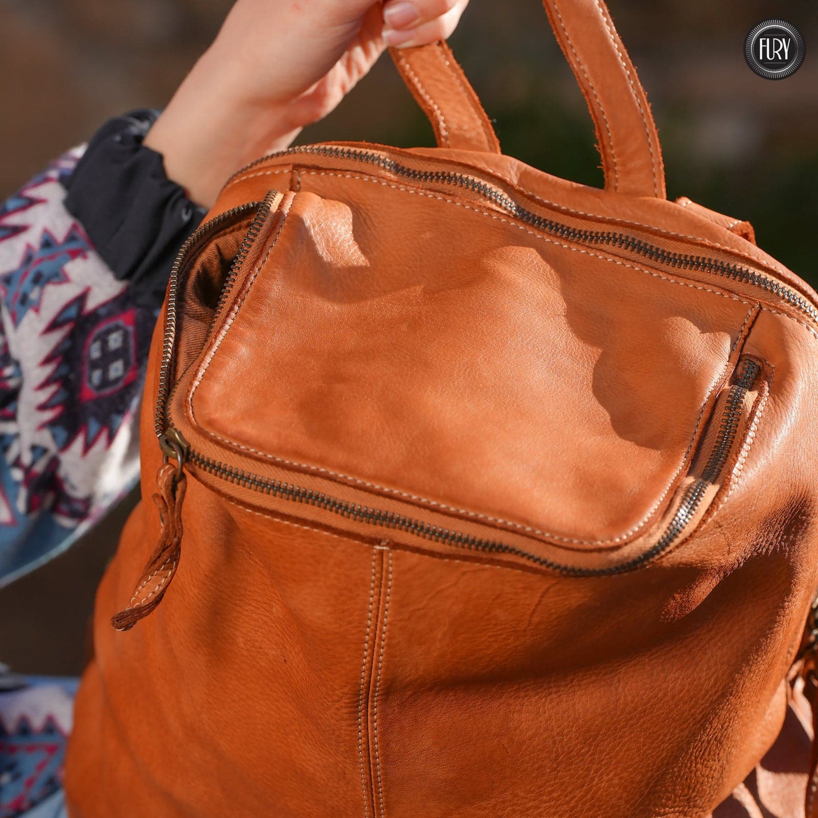 Zainetto Barga in pelle - Fury