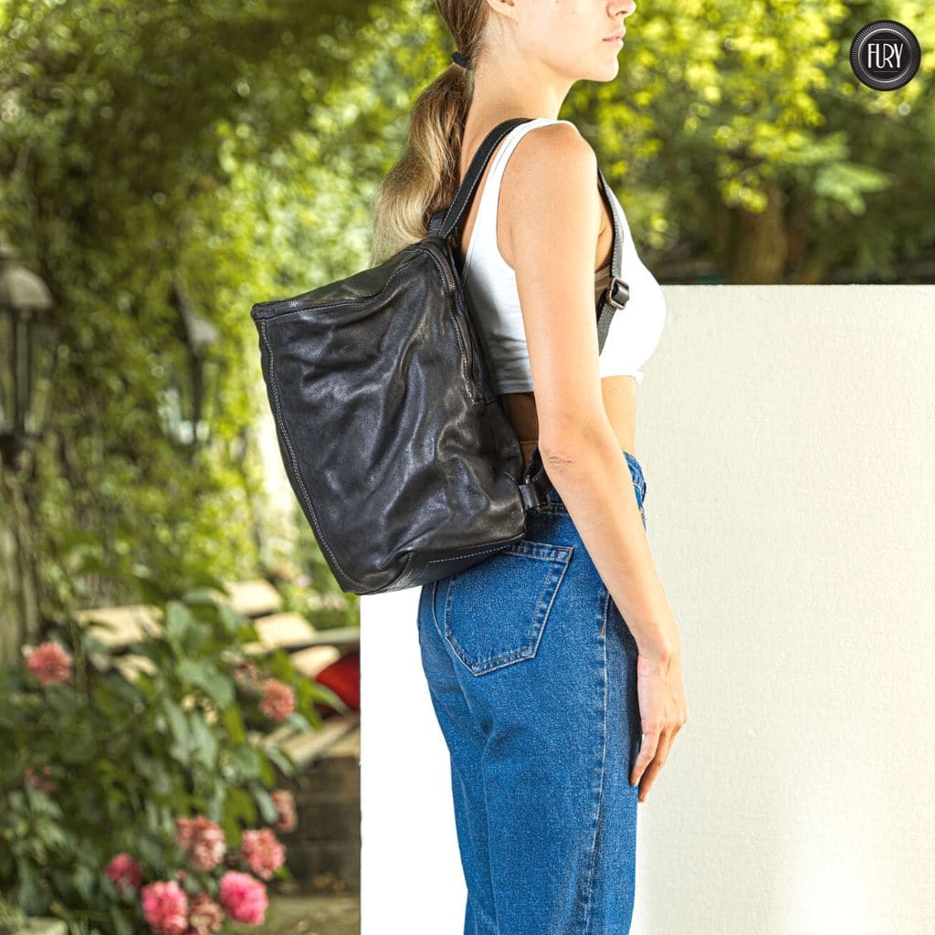 Zainetto Barga in pelle - Fury