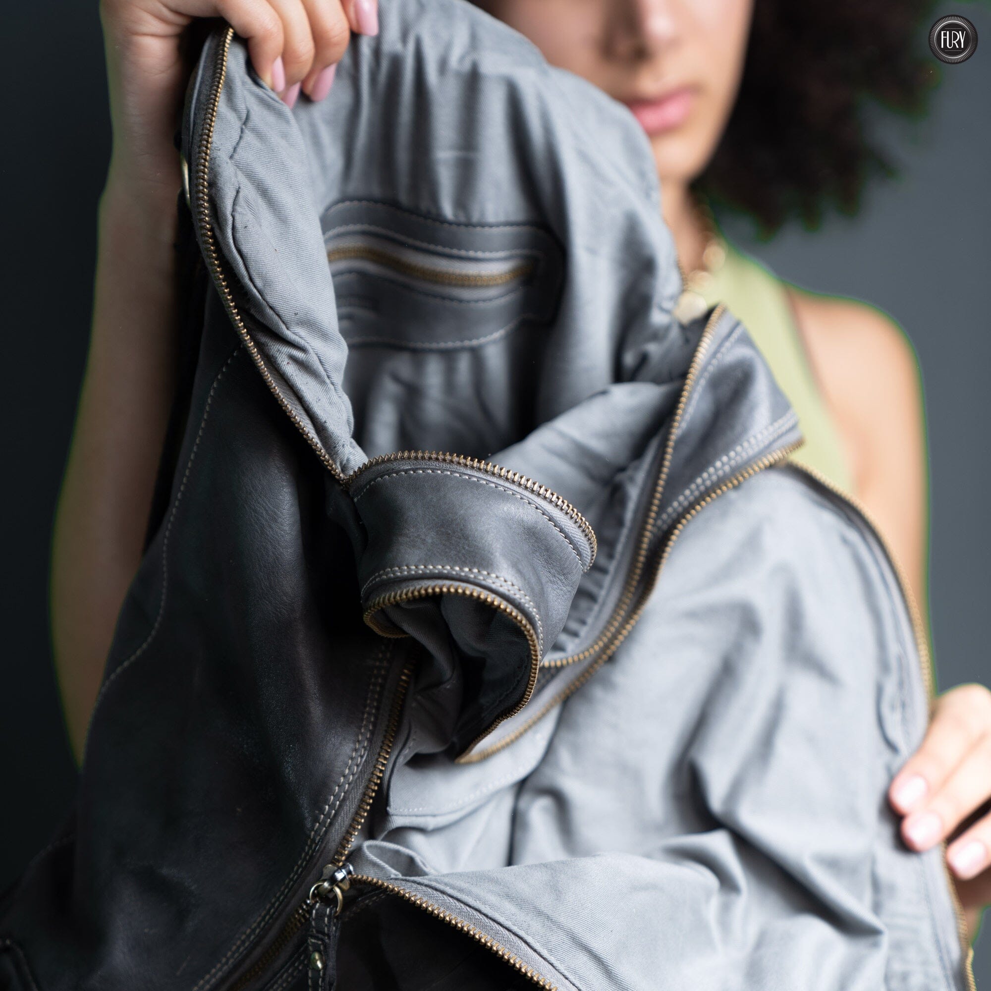Zaino Daily unisex in pelle Fury Bags