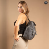 Volterra backpack in woven leather