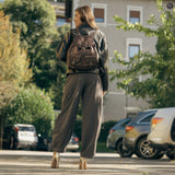 Zaino Lorenzo in pelle intrecciata