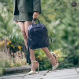 Zaino Arco in pelle intrecciata