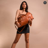 Mike leather duffle bag