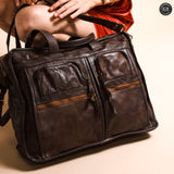 Borsa business Elia in pelle