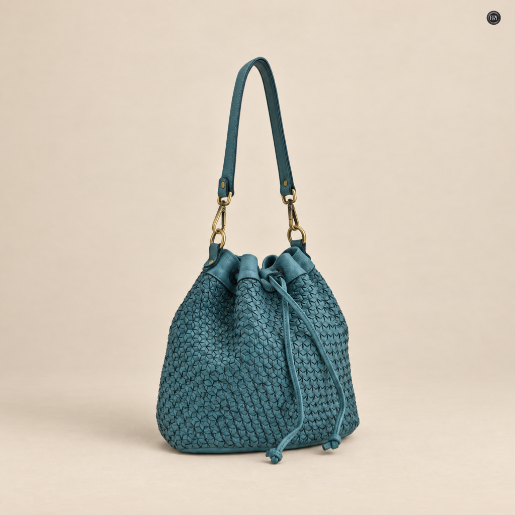 Borsa Tosca in pelle intrecciata