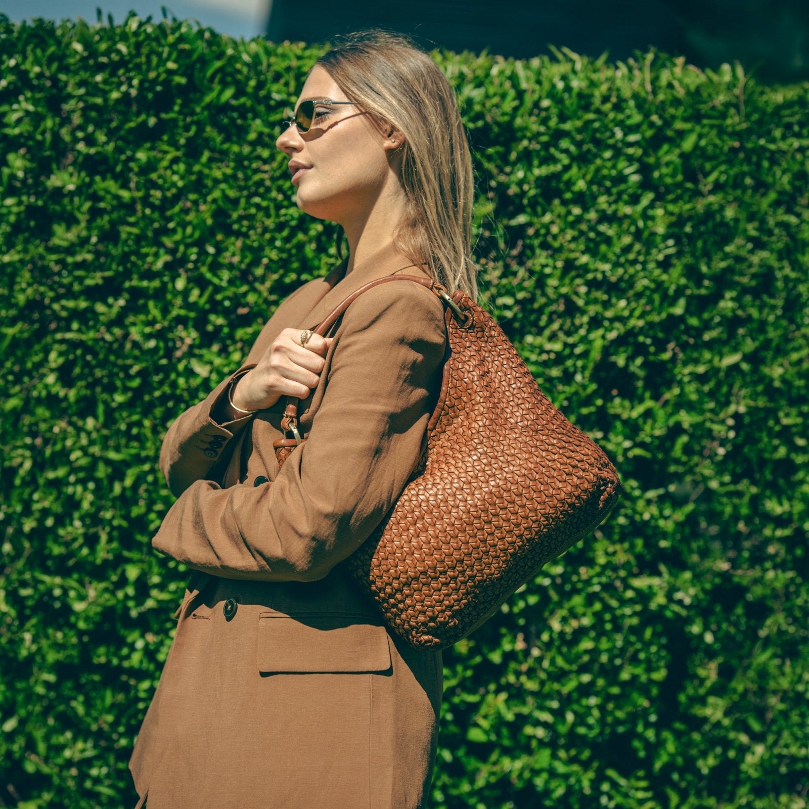 Borsa Altea in pelle intrecciata - Fury