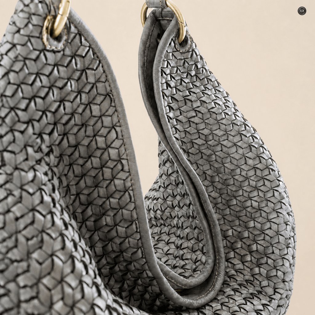Borsa Altea Maxi in pelle intrecciata - Fury