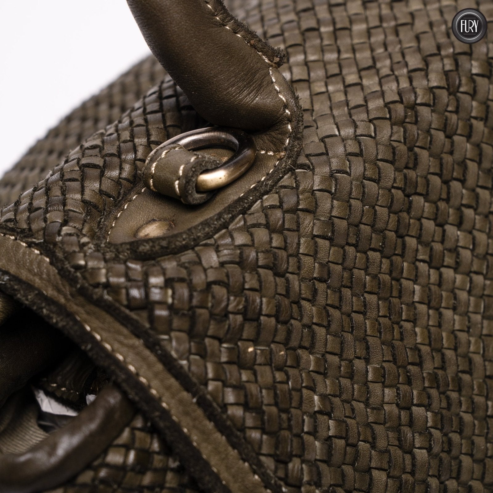 Borsa Camilla in pelle intrecciata - Fury