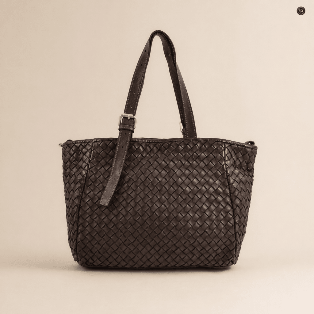 Borsa Costanza in pelle intrecciata - Fury