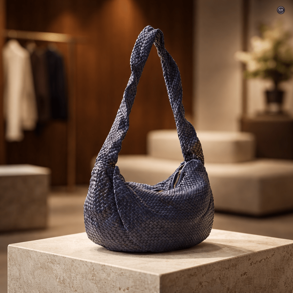 Borsa Elvira in pelle intrecciata - Fury