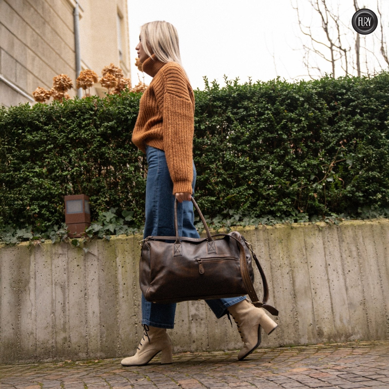 Borsa Heritage 24 in pelle - Edizione limitata - Fury