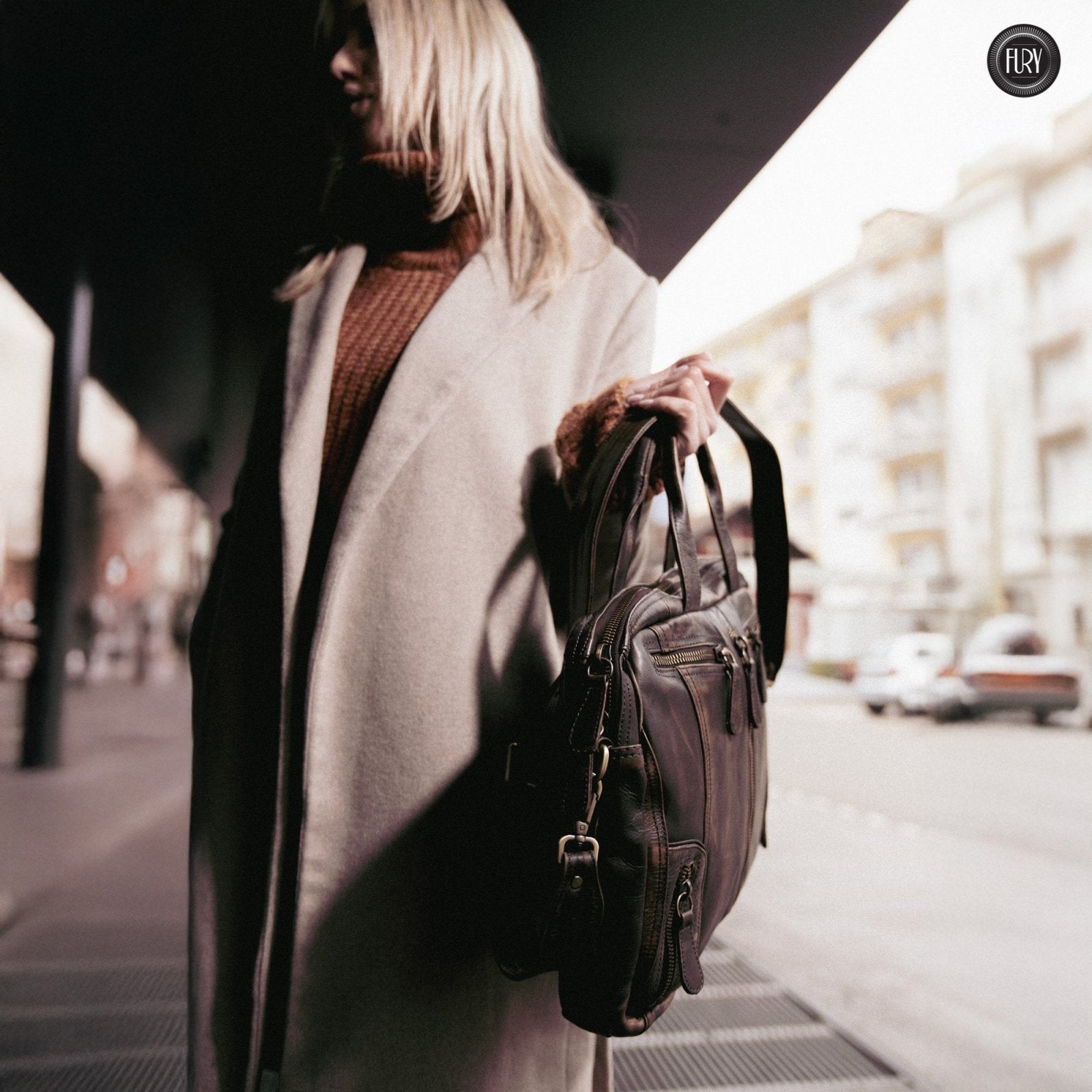 Borsa Heritage 49 in pelle - Edizione limitata - Fury