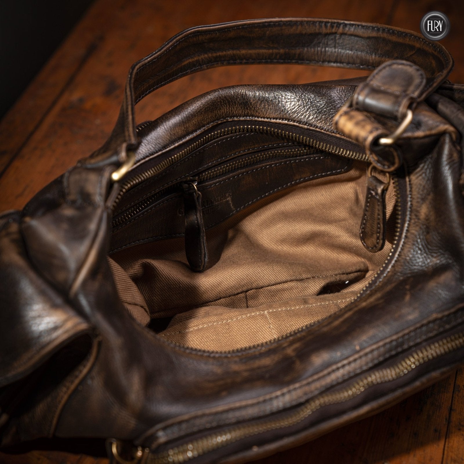 Borsa Heritage 78 in pelle - Edizione limitata - Fury