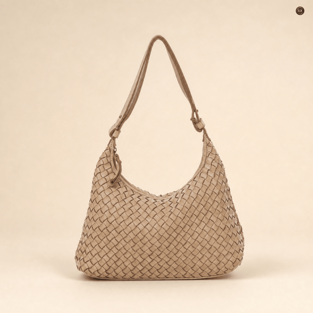 Borsa Laura in pelle intrecciata - Fury