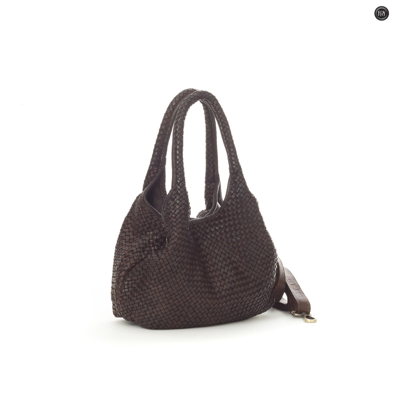 Borsa Nola in pelle intrecciata - Fury