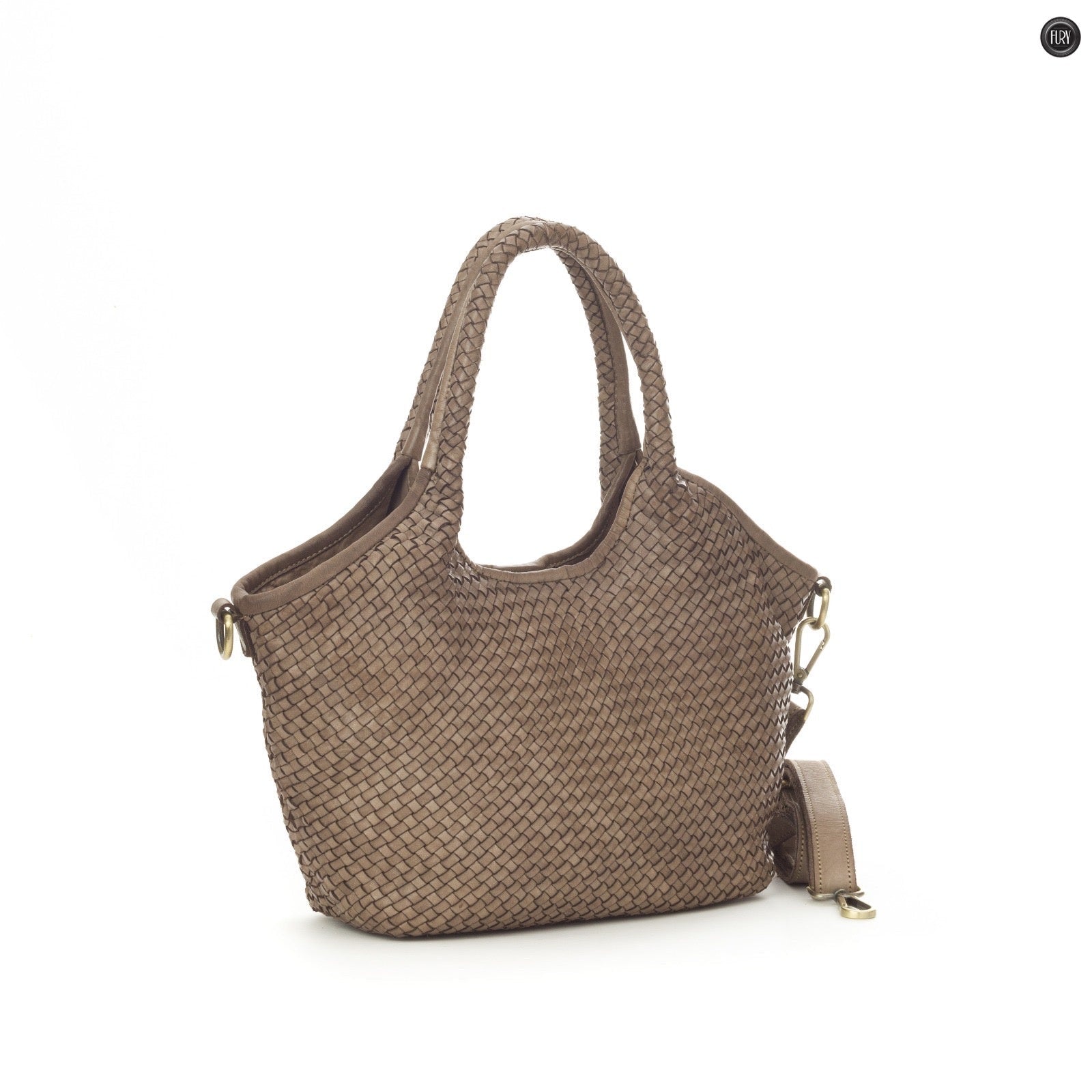 Borsa Nola in pelle intrecciata - Fury